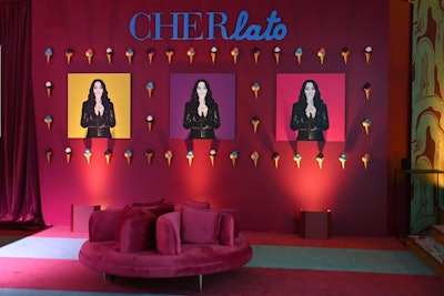 The evening included a fully sustainable vegetarian/vegan menu curated by chef Evan Funke’s Hollywood hot spot Mother Wolf. As a special treat, Warner Music artist Cher's new ice cream brand, Cherlato, hosted its first-ever Ice Cream Parlour, spotlighting a variety of flavors including a special recipe by Cher’s mother.