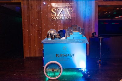 Caviar Kaspia’s new Los Angeles location hosted a chic Caviar Lounge for the night’s VIP guests. There was also a curated tequila lounge from Gran Coramino, and late-night chicken sliders and tenders by Bangin’ Buns.