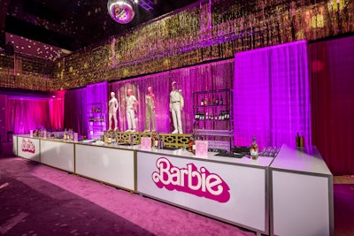 A unique challenge in producing this particular event? The discretion. 'On a feature of this magnitude, only a few members were able to screen the film at the Warner Bros. lot,' Johnston said. 'As a result, and with the security of sharing assets, our design and production team had to rely on direction by Warner Bros. events team, along with our team members who were able to see the film, to dream up the vision of the party.'