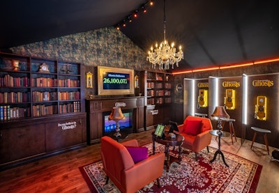 The chalet area, meanwhile, included a cluster of cabins that immersed fans in various shows. Guests could check in to the Ghosts Woodstone B&B, where they could enter phone booths and hear a mysterious voice on the phone asking if they believe in ghosts. Responses prompted surprise photo experiences—and, potentially, spectral appearances. Other cabins included Paramount+’s The Lodge, produced by 15/40, which had a Nickelodeon kids’ zone, a branded heater, and a HALO-themed experience, while another paid homage to Star Trek: Discovery, letting fans stand at the helm of the iconic bridge of the USS Discovery.