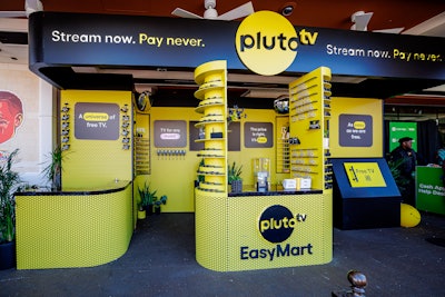 Gronk Beach featured a number of sponsor integrations, including the Pluto TV EasyMart and a bar from energy drink brand Monster where fans could fuel up for the day. Sponsor Cash App offered discounted tickets to card holders, while eyewear brand Pit Viper handed out free sunglasses. Official denim sponsor Wrangler created Gronkowski's custom look for the event.