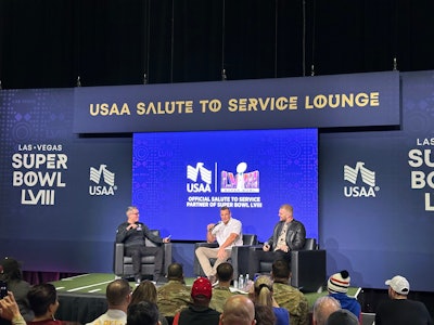 USAA Salute to Service Military Appreciation Lounge